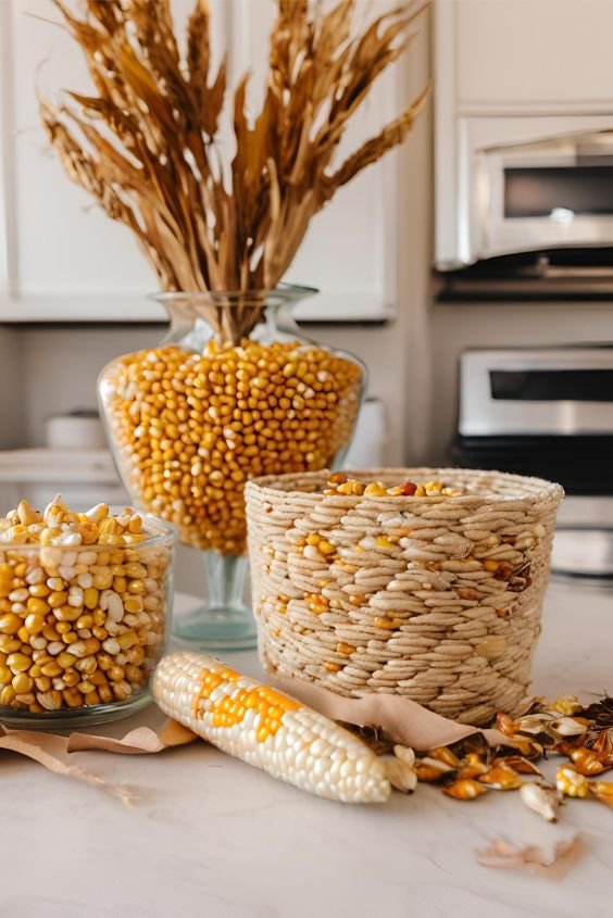 Dried Corn Decor