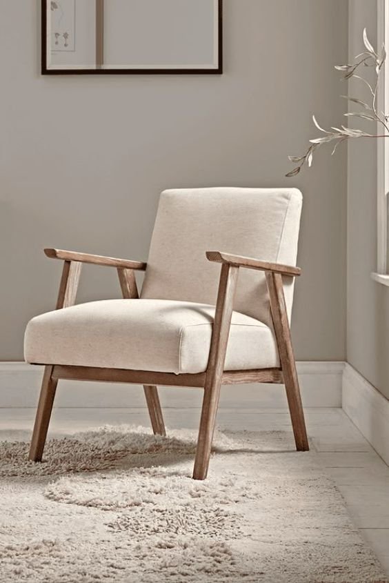 Accent Chairs with Simple Lines