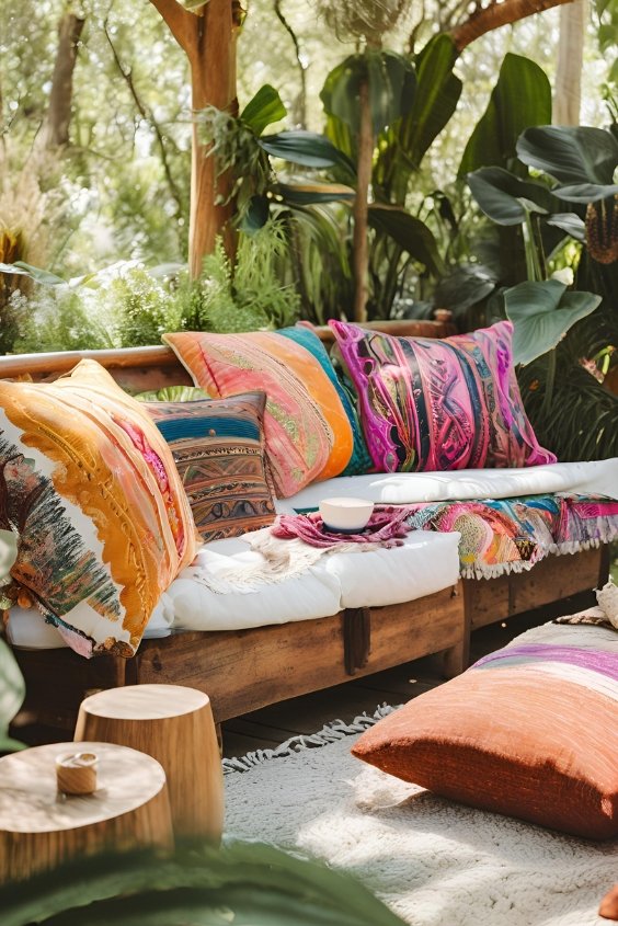 Bright Boho Cushions