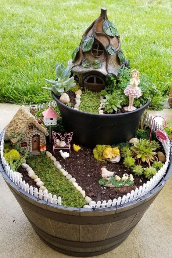 Fairy Garden in a Pot