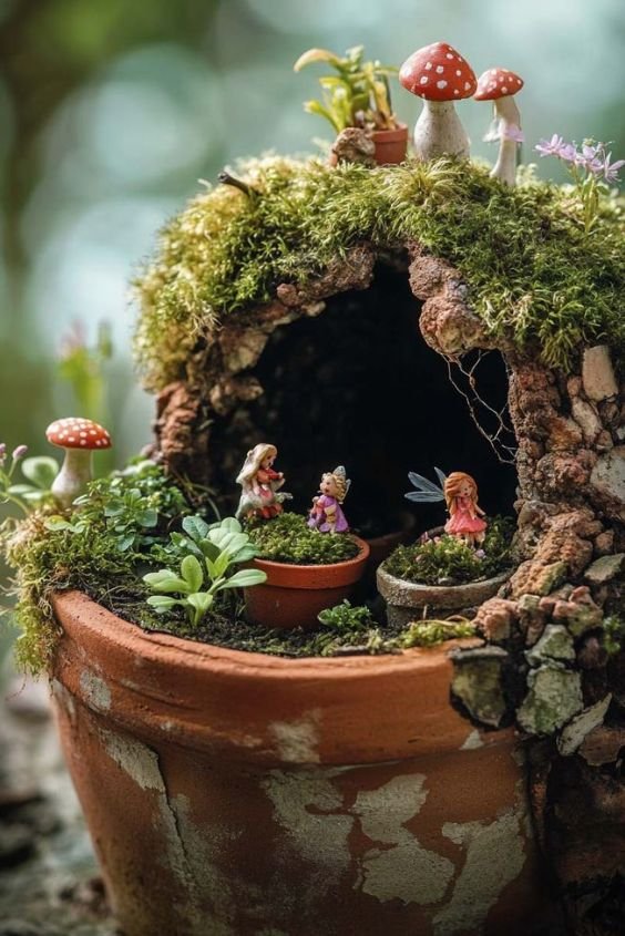 Fairy Garden in a Pot
