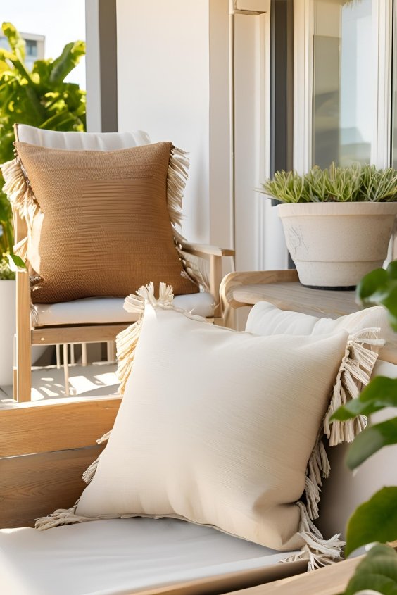 Fringe Accent Cushions