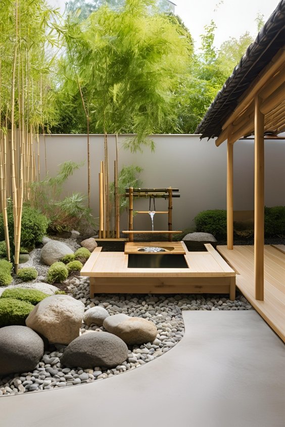 Install a Bamboo Water Feature