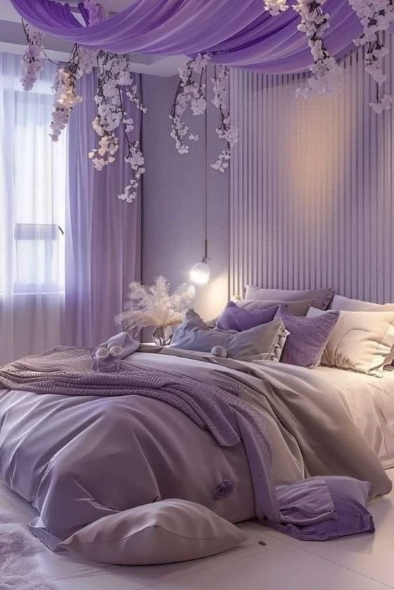 Lavender Ceiling for a Unique Touch