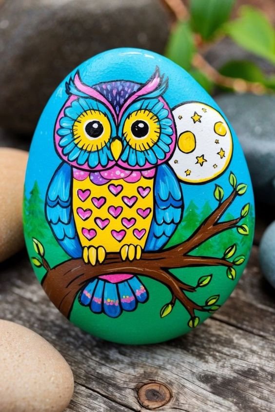 Painted Rock Creatures