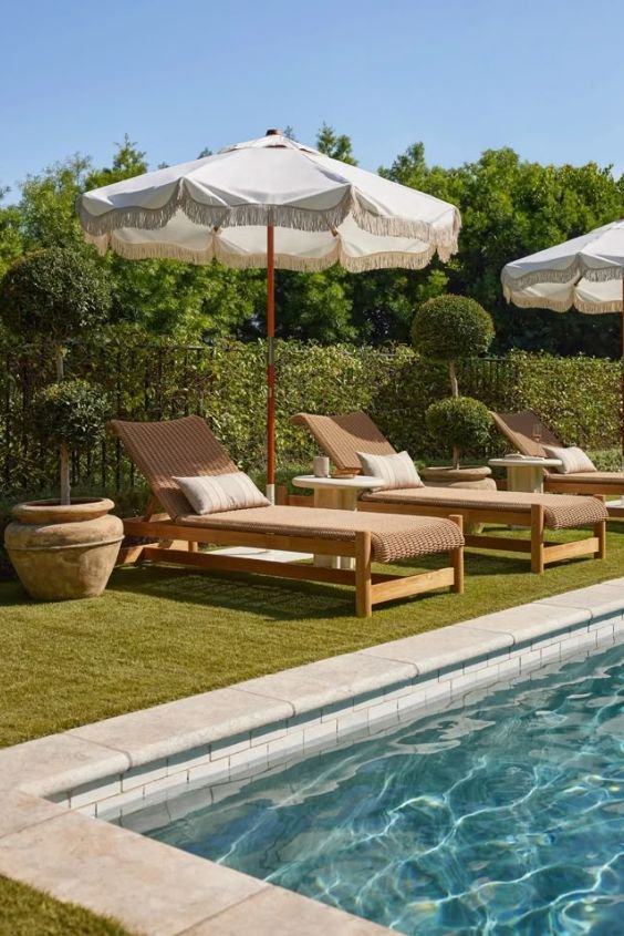 Poolside Chaise Lounges
