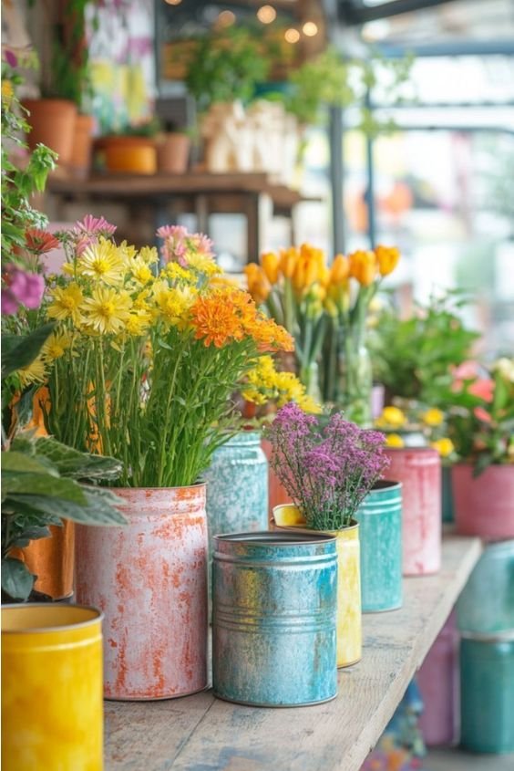 Tin Can Planters