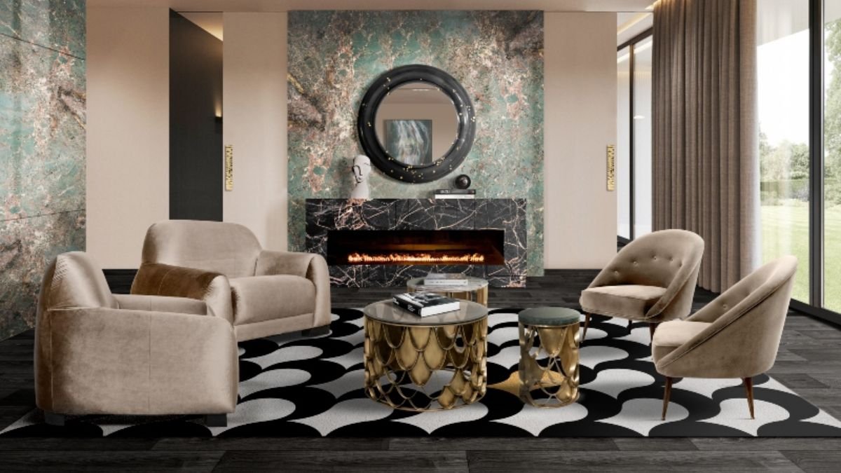 Modern Living Room Carpet Styles