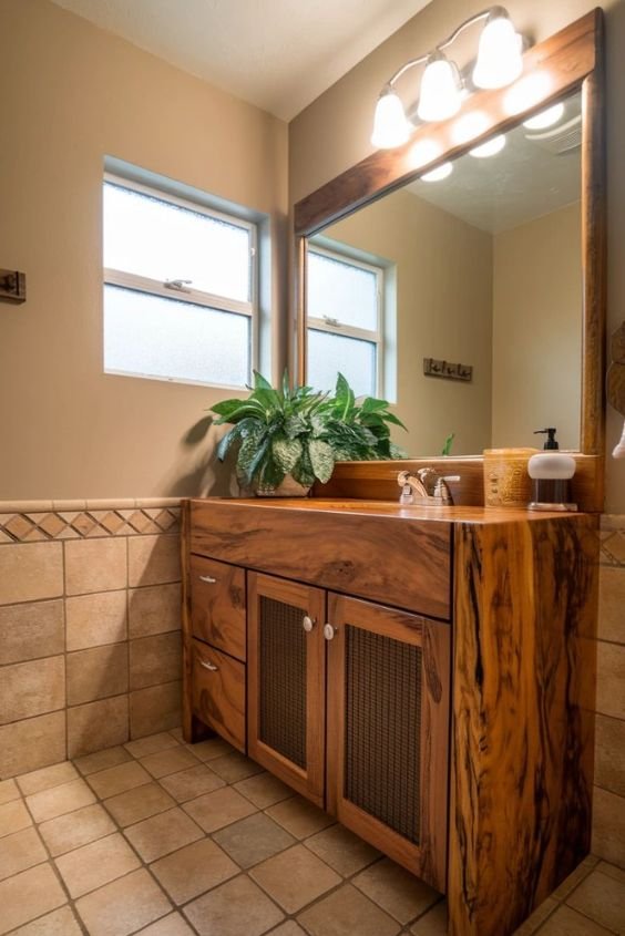 Add Farmhouse Vibes to Your Vanity