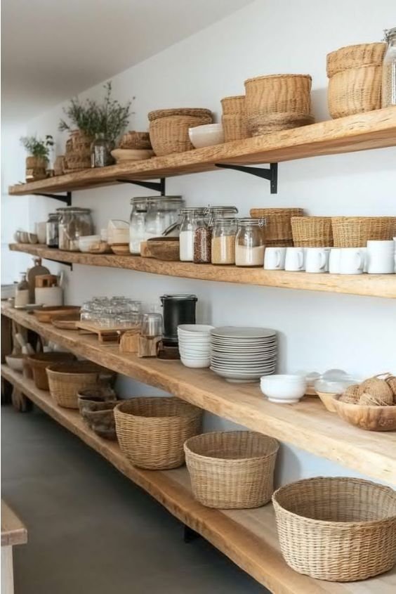 Add Open Shelving Below for Extra Storage