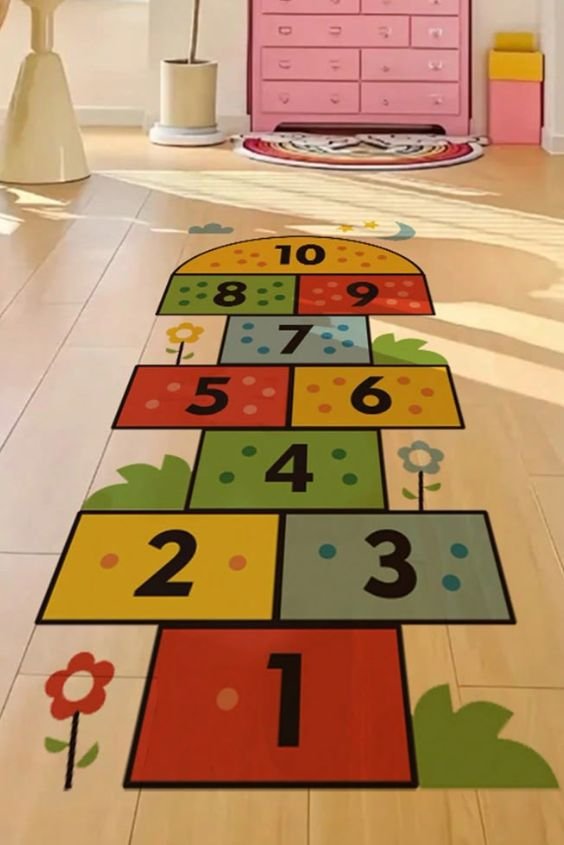 Alphabet and Number Rugs for Learning Fun