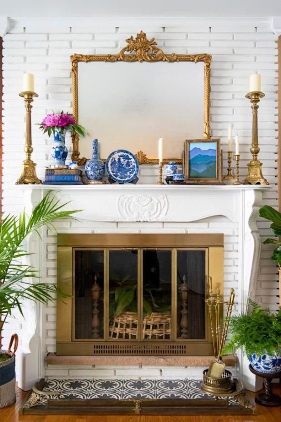 Antique Mantel Styling