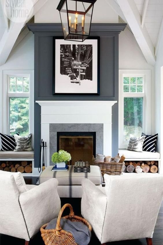 Contrasting Mantel Colors