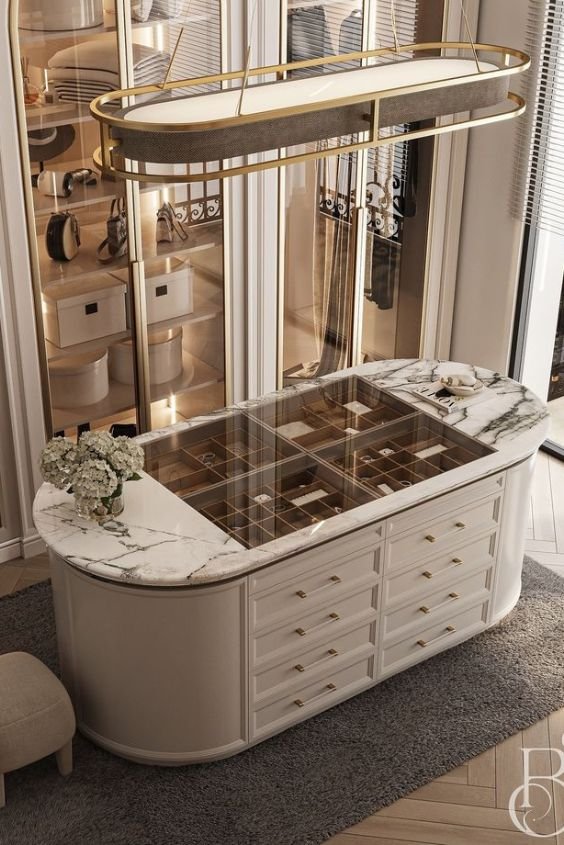 Create a Statement with a Vanity Island