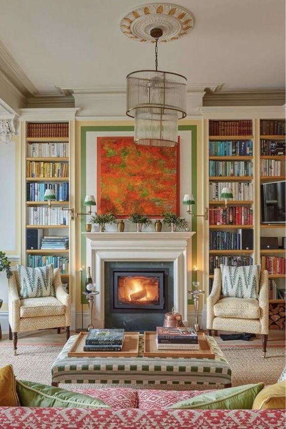 Eclectic Mantel Display