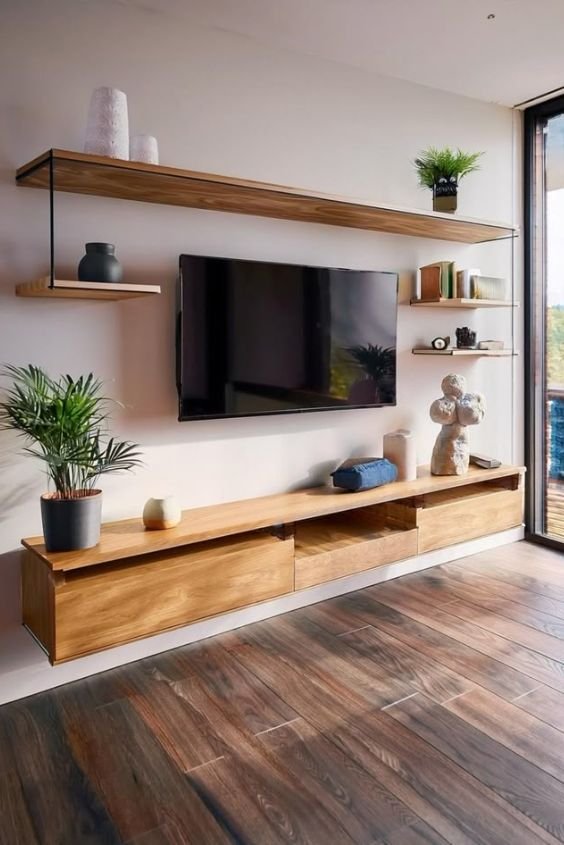 Floating Media Consoles