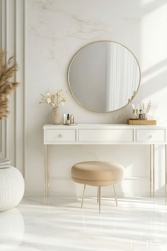 Go for an All-White Vanity for a Fresh, Clean Look