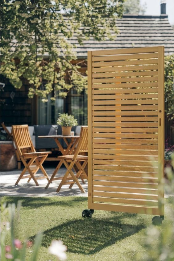 Include a Folding Screen for Privacy