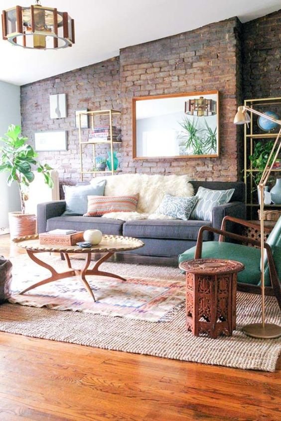 Layered Rug Look