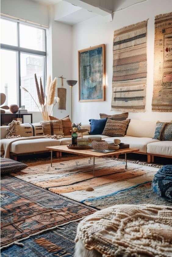 Layered Rugs for Extra Comfort and Style