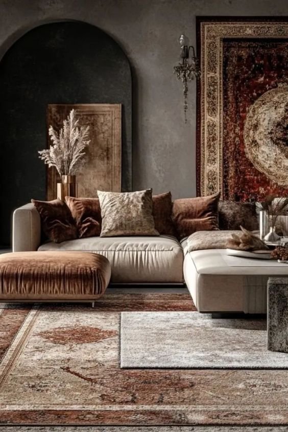 Layered Rugs for a Trendy Look