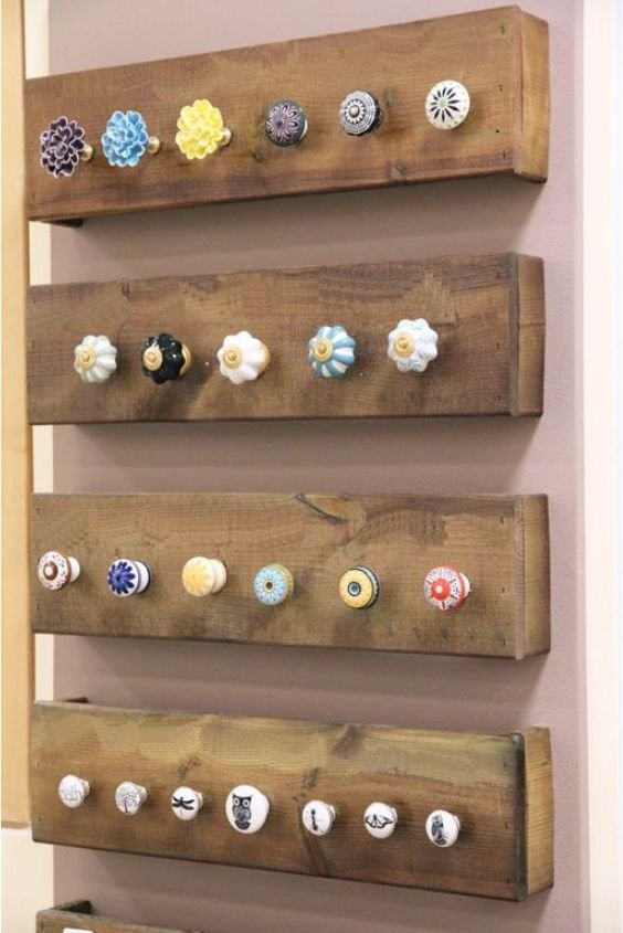 Repurposed Vintage Drawer Pull Hooks