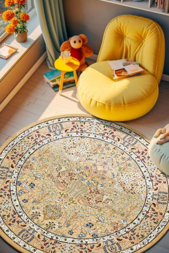 Round Rugs for a Soft Look