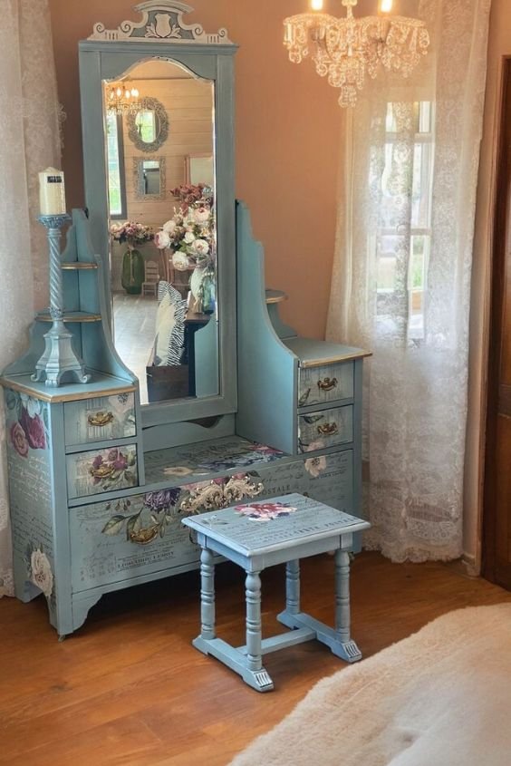 Turn an Antique Chest into a Stunning Vanity