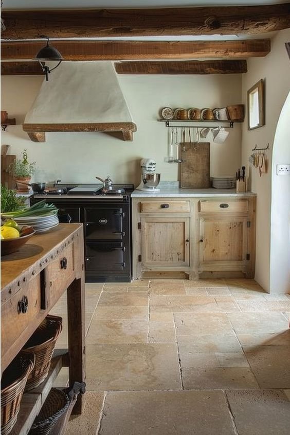 Add Old-World Charm with Tumbled Tiles