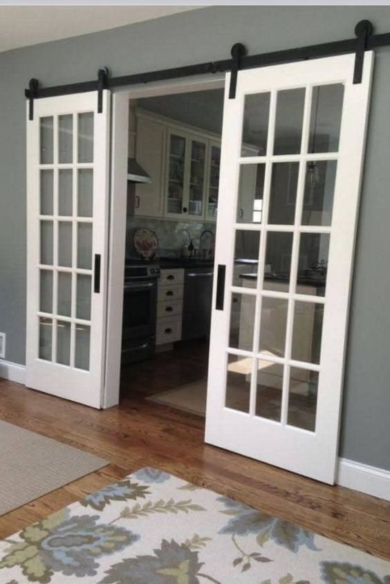 Barn Door-Style Sliding Patio Doors