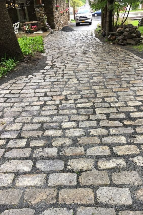 Cobblestone Pathway