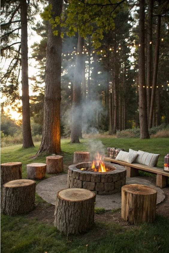 Create Cozy Vibes with a Fire Pit