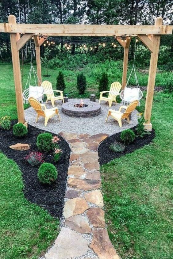 Fire Pit Pathway