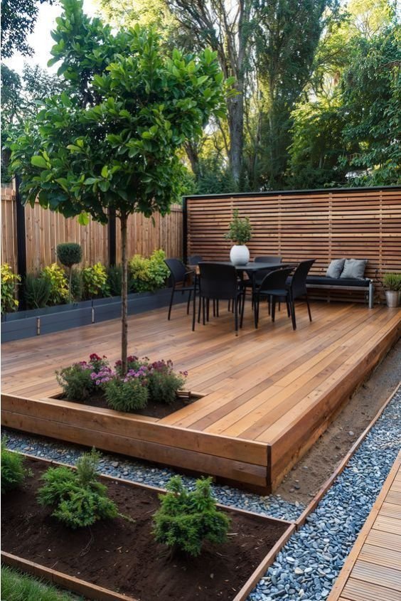 Garden Deck with Greenery