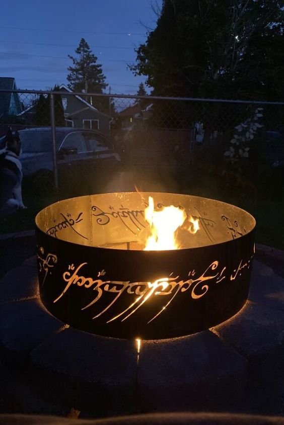 Metal Fire Ring