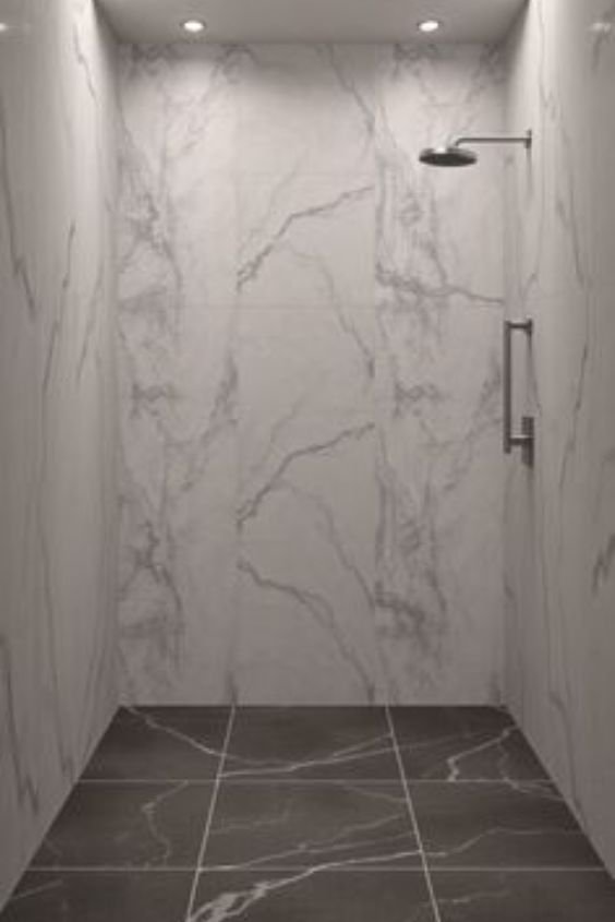 Mixed Material Shower Tile for a Custom Look