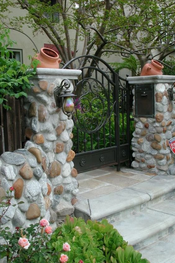 Opt for a Stone Fence or Wall