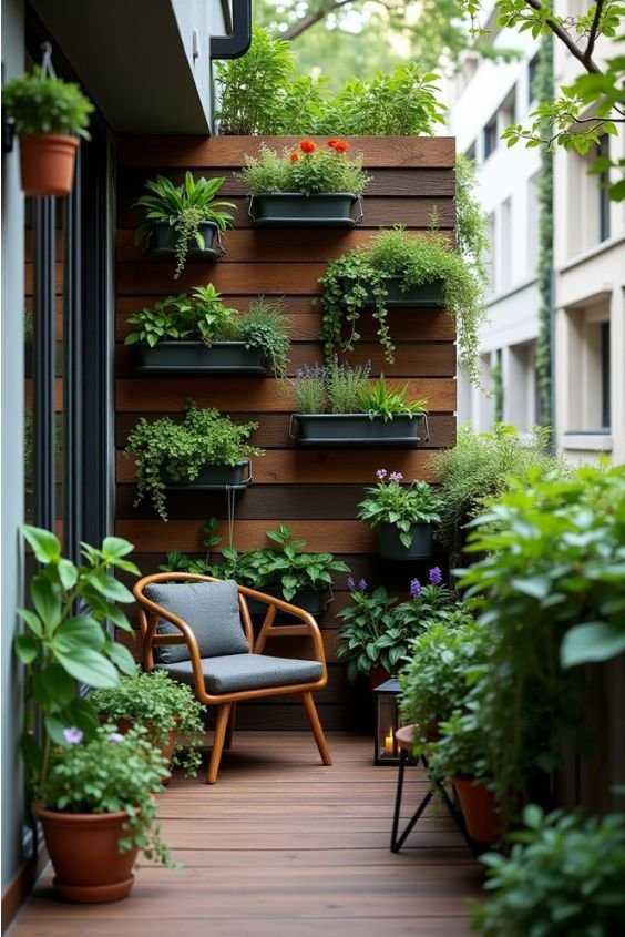 Outdoor Plant Shelf for a Lush Patio