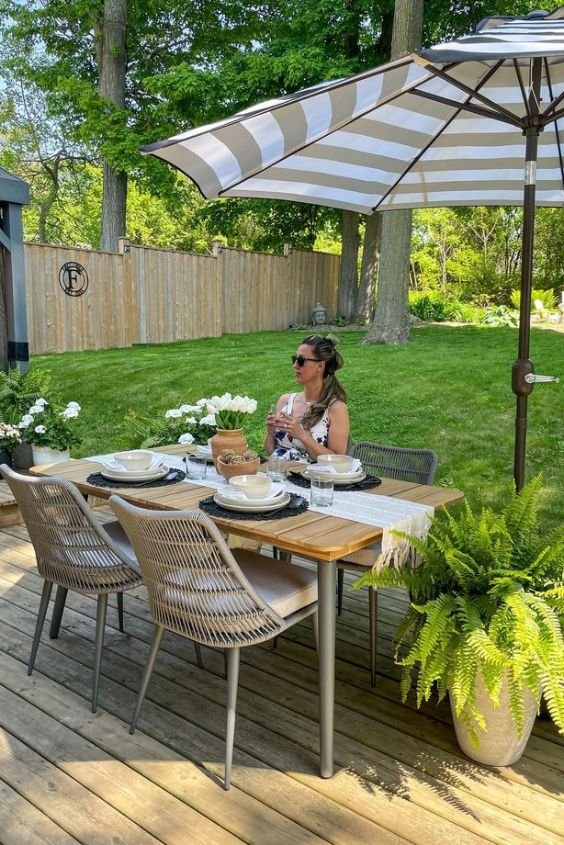 Patio Table for Versatile Outdoor Dining