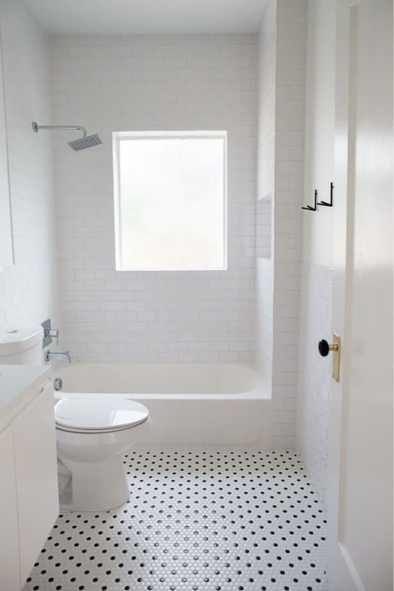 Penny Tile Floor for a Charming Vintage Touch