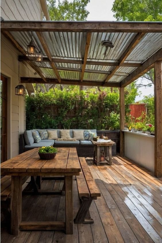 Pergola for a Stylish, Shaded Patio