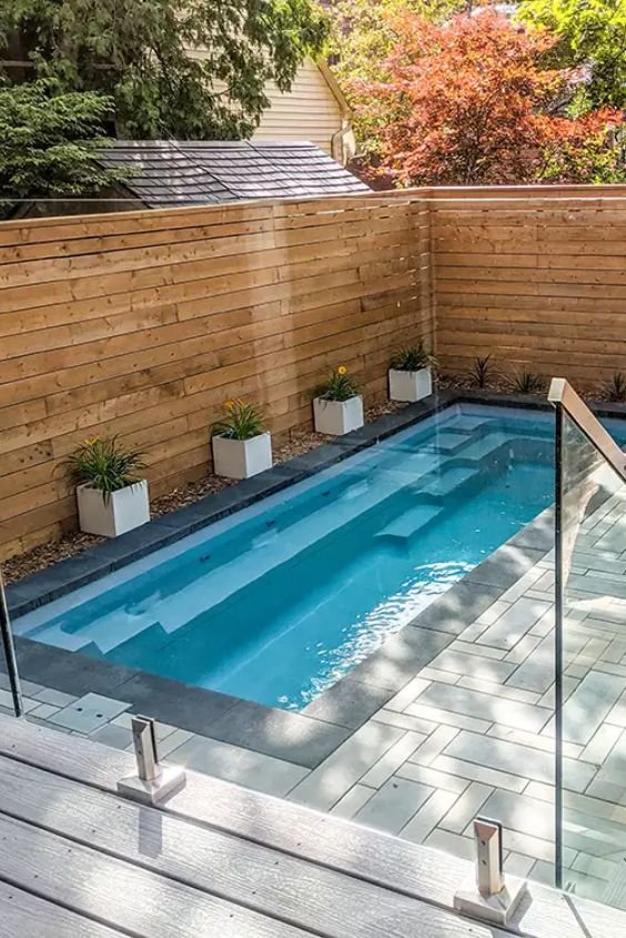 Small Fiberglass Pool