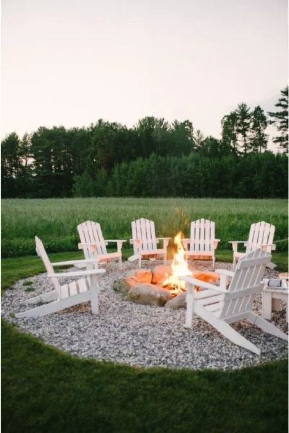 Stone Fire Pit Surround