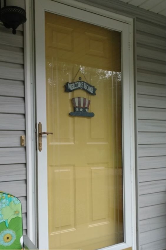 Chalk-Painted Front Door for Instant Curb Appeal