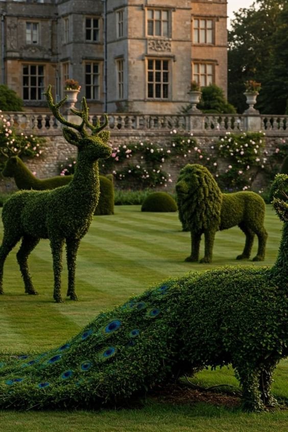 Elegant Topiary Garden