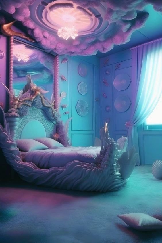 Iridescent or Shimmering Bedding