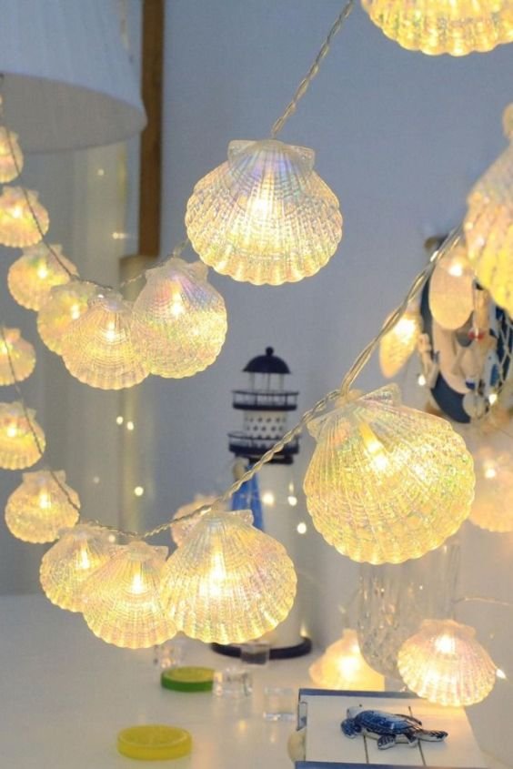 Seashell String Lights