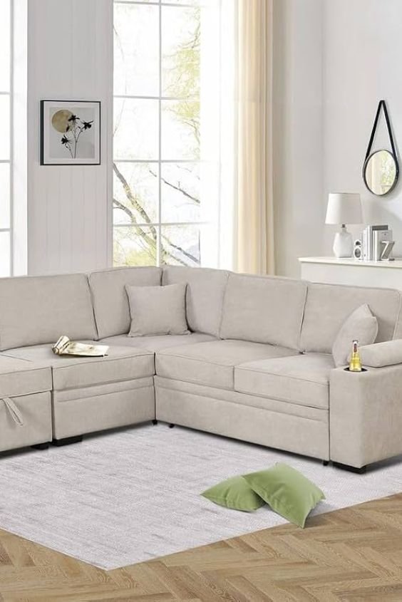 Sectional with a Pull-Out Bed