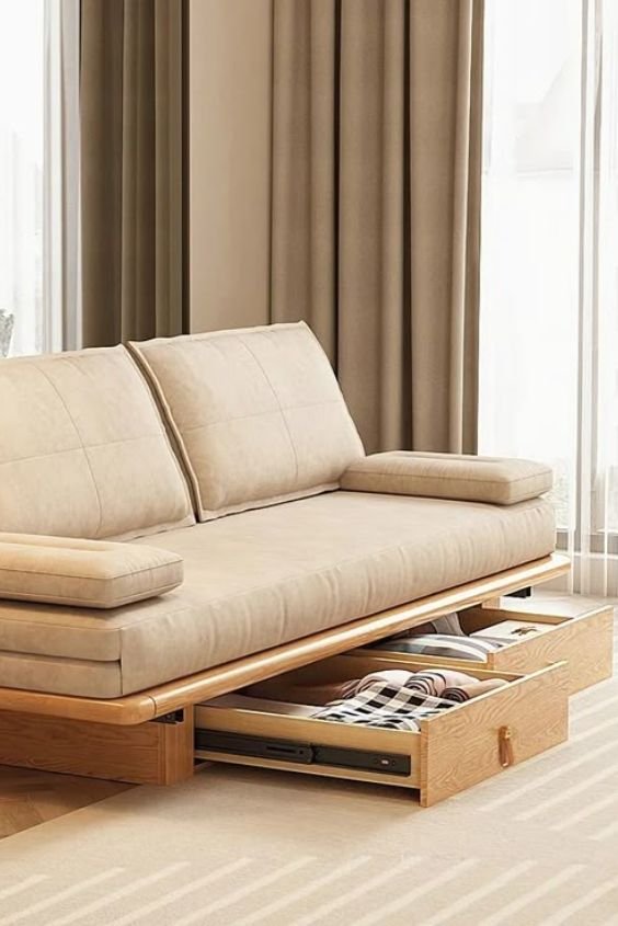 Sleeper Sofa with Storage