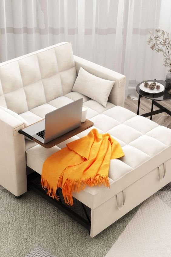 Sofa Bed with Reclining Feature
